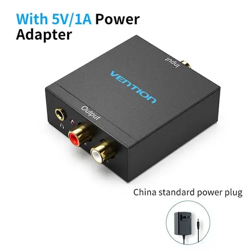 Vention аудио конвертор Analog Audio Convertor Optical/Coaxial F -> 2 x RCA/TRS 3.5mm F - BDFB0 - image 1