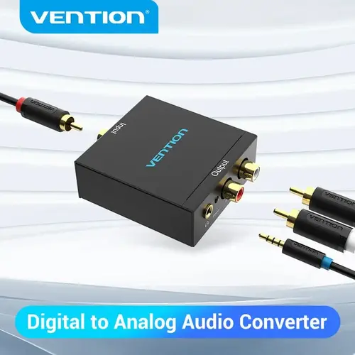 Vention аудио конвертор Analog Audio Convertor Optical/Coaxial F -> 2 x RCA/TRS 3.5mm F - BDFB0 - image 3