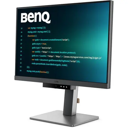 Монитор, BenQ RD240Q, 24.1", 2560x1600 WQXGA, Programming Monitor, 16:10, 1.07 billions col., HDR10, 1000:1, 20M:1 DCR, 300 cd/m2, HDMI 2.0, DP 1.4, USB-C (90W), Flicker-free, B.I. Gen2, Low Blue Light+, Night Hours Prot., Sp.2W, Height Adj.,Tilt,Swiv, Pivot - image 2