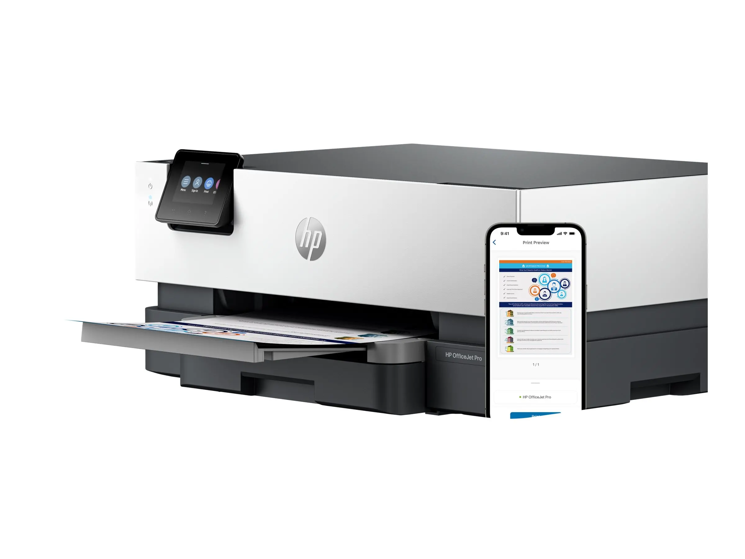 Εκτυπωτής HP OfficeJet Pro 9110b έγχρωμος έως 25ppm - image 2