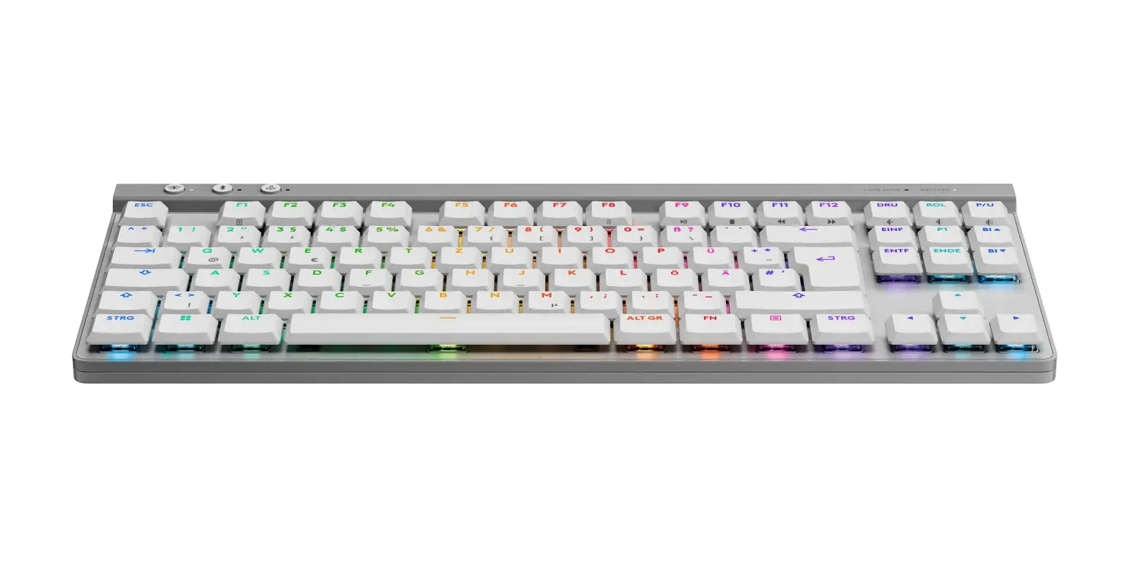 Клавиатура, Logitech G515 LIGHTSPEED TKL Wireless Gaming Keyboard - WHITE - US INT'L - EMEA28i-935 - image 1