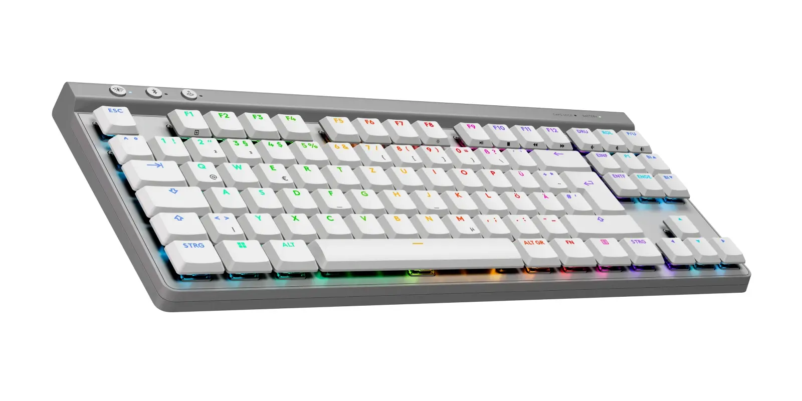 Клавиатура, Logitech G515 LIGHTSPEED TKL Wireless Gaming Keyboard - WHITE - US INT'L - EMEA28i-935 - image 2