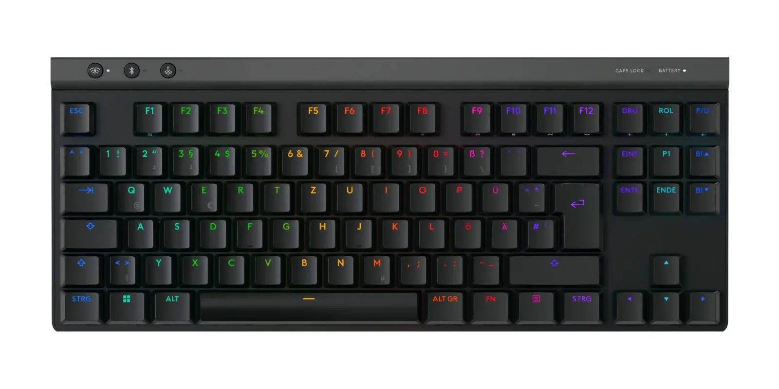 Клавиатура, Logitech G515 LIGHTSPEED TKL Wireless Gaming Keyboard - BLACK - US INT'L - EMEA28i-935