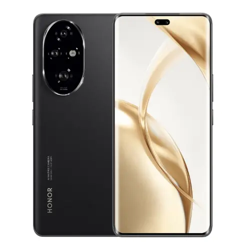 Мобилен телефон, Honor 200 Pro Black, EllieP-N39A, 6.78" 120Hz Amoled curved, 2700x1224, Qualcomm Snapdragon 8 Gen 3 Accelerated Edition 5G (1x3GHz+3x3GHz+4x 2GHz), 12GB, 512GB, 50+50+12MP/50MP, 5200mAh, FPT, BT, USB Type-C,Android 14, AI - powered MagicOS 8.0