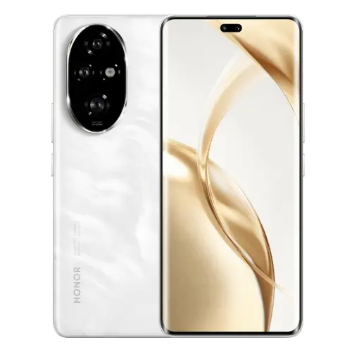 Мобилен телефон, Honor 200 Pro Moonlight White, EllieP-N39A, 6.78" 120Hz Amoled curved, 2700x1224, Qualcomm Snapdragon 8 Gen 3 Accelerated Edition 5G (1x3GHz+3x3GHz+4x 2GHz), 12GB, 512GB, 50+50+12MP/50MP, 5200mAh, FPT, BT, USB Type-C,Android 14, AI - powered MagicOS 8.0