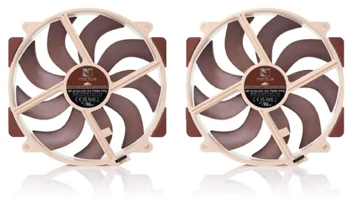 Noctua комплект вентилатори FAN SET 2 x Fan 140mm - NF-A14x25r G2 PWM Sx2-PP - image 2