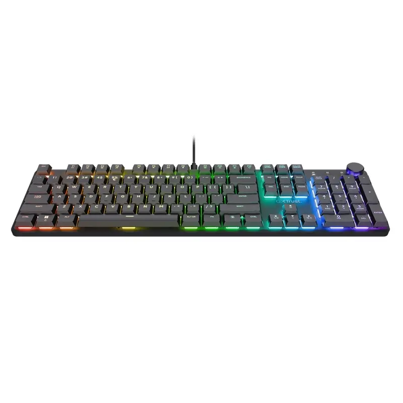 Клавиатура, TRUST GXT866 Torix Mechanical Keyboard US - image 1