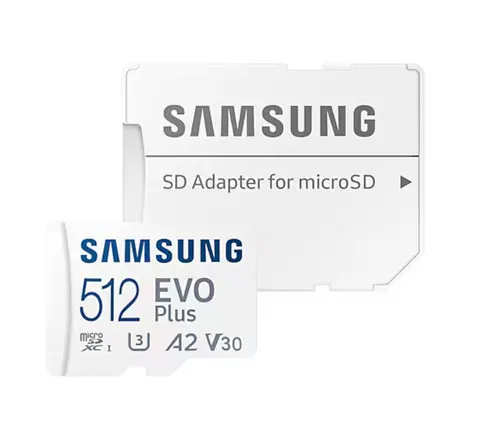 Памет, Samsung 512GB micro SD Card EVO Plus with Adapter, UHS-I interface, Read Speed up to 160MB/s - image 3