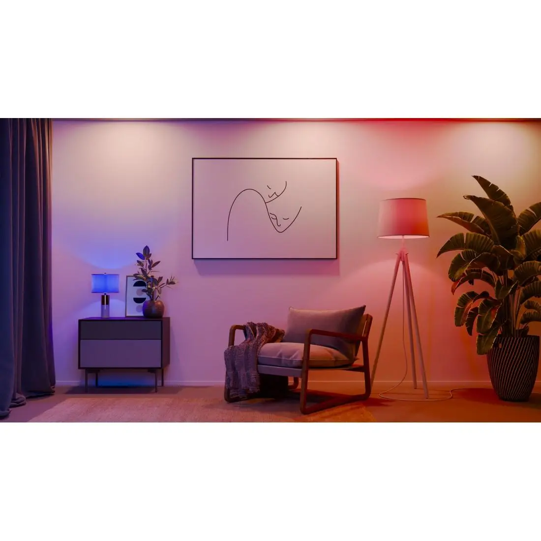 HAMA Έξυπνος λαμπτήρας RGBW με δυνατότητα dimming WiFi-LED, E27, 9W, Matter, 176640 - image 2