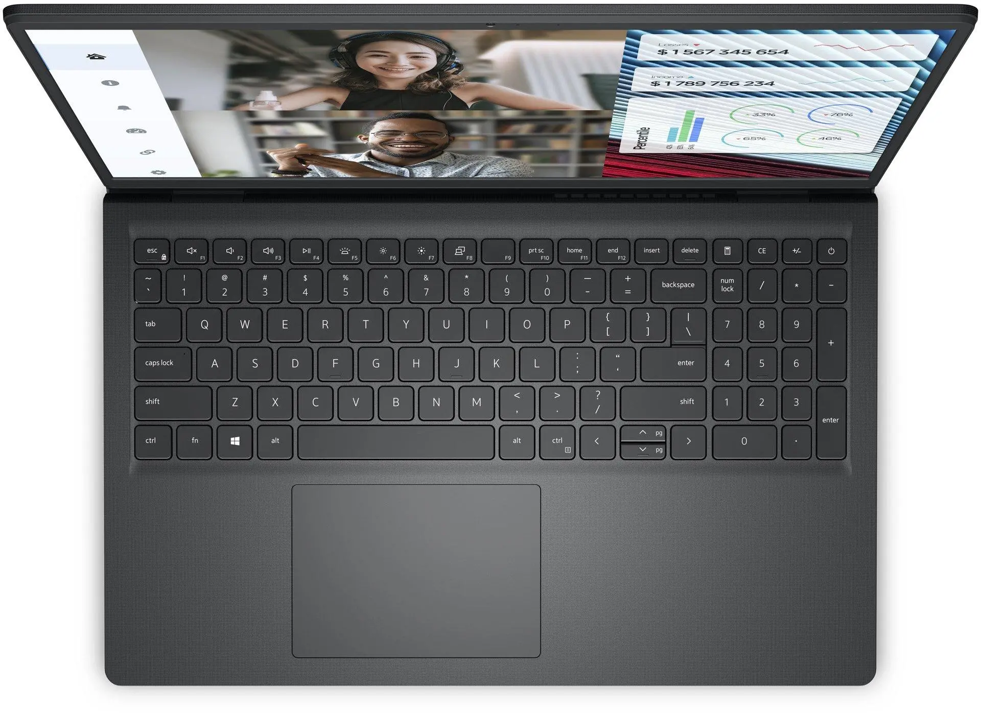 Лаптоп Dell Vostro 3520, Intel i3-1215U, 15.6" FHD 120Hz, 8GB DDR4, 512GB PCIe NVMe SSD, KBD - image 3