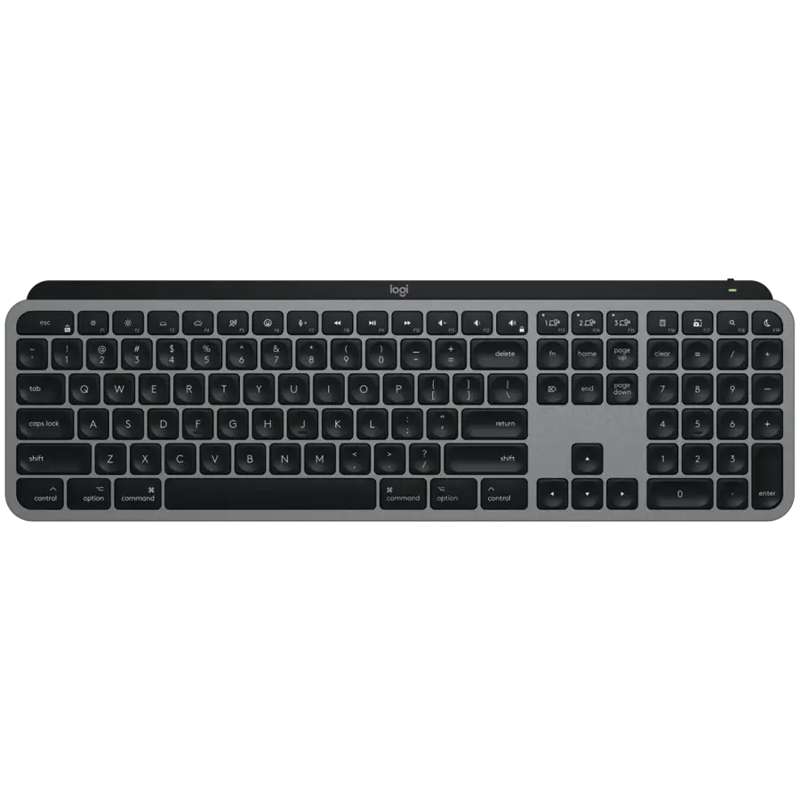 Клавиатура, Logitech MX Keys S for Mac - SPACE GREY - US INT'L - EMEA28-935