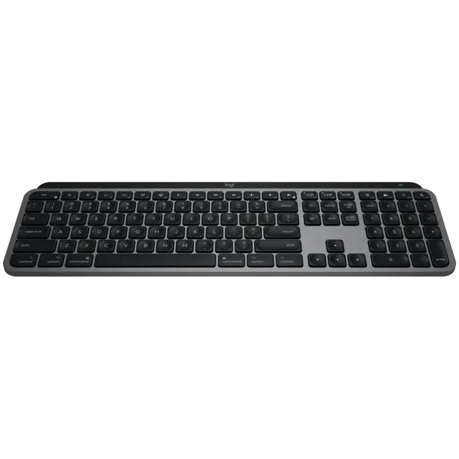 Клавиатура, Logitech MX Keys S for Mac - SPACE GREY - US INT'L - EMEA28-935 - image 1