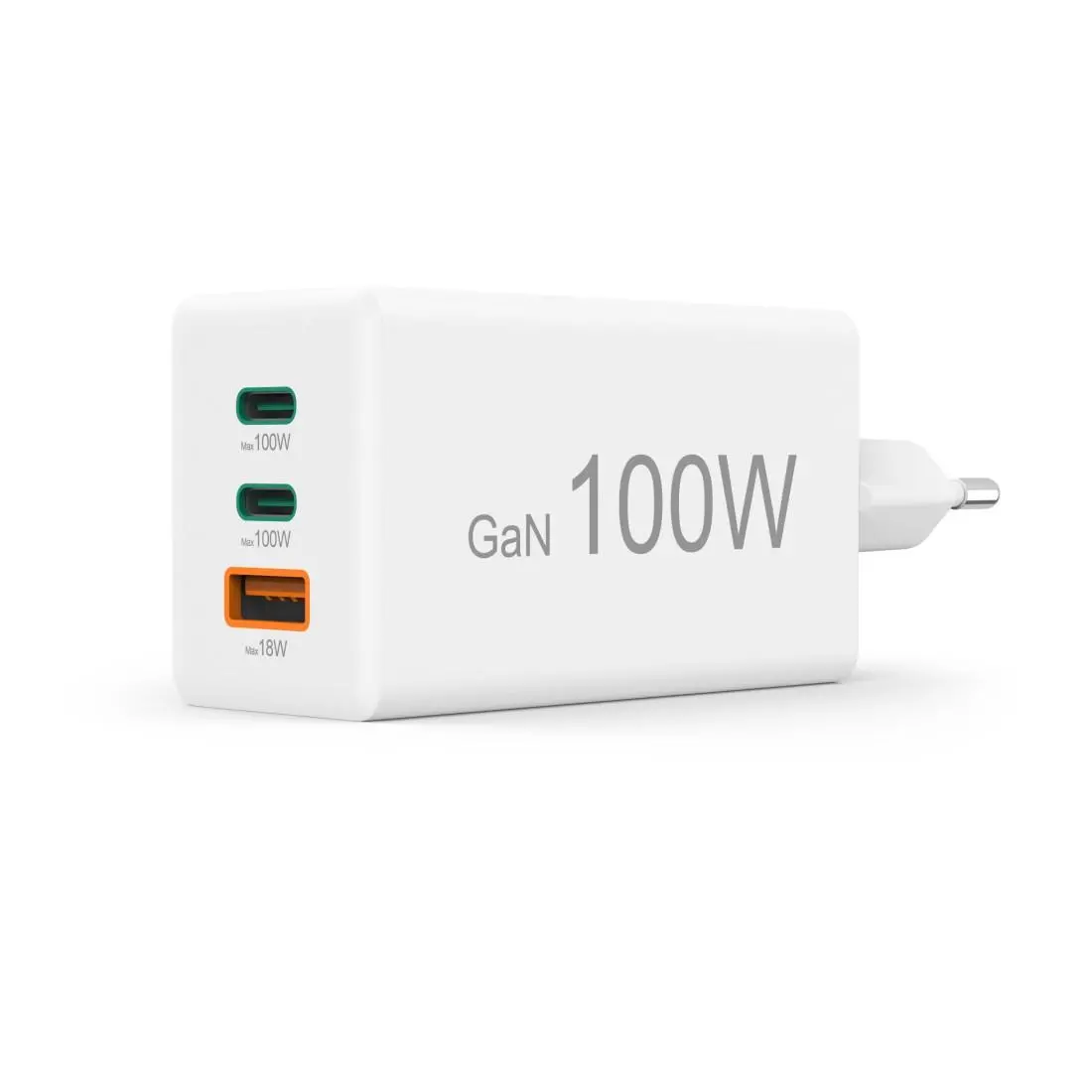HAMA Бързо зарядно 220V, 100 W GaN, 2x USB-C PD, 1x USB-A QC - image 6