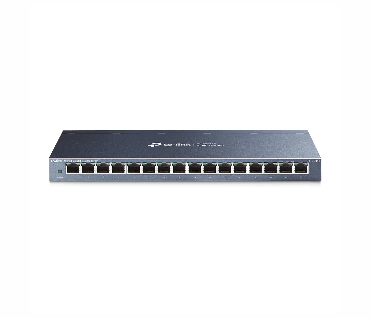 Комутатор TP-LINK TL-SG116, 16x GbE портa, неуправляем, настолен