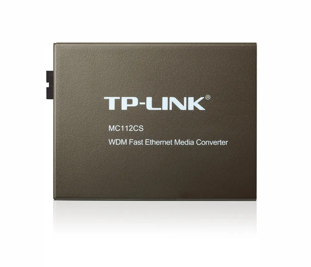 Конвертор TP-LINK MC112CS, 10/100M RJ45 към 100M SM SC влакно, Tx1310/ Rx1550nm, - image 1