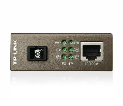 Convertor TP-LINK MC112CS, 10/100M RJ45 la fibră 100M SM SC, Tx1310/ Rx1550nm - 3
