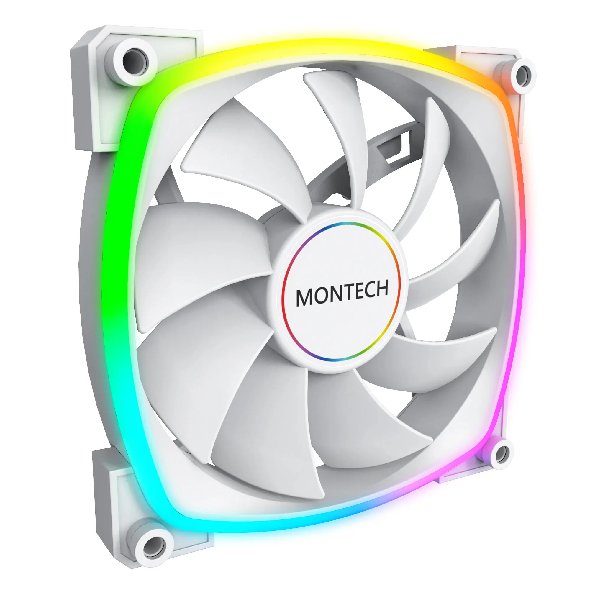 Montech вентилатор AX140 PWM, Fan 140mm, ARGB, White - image 6
