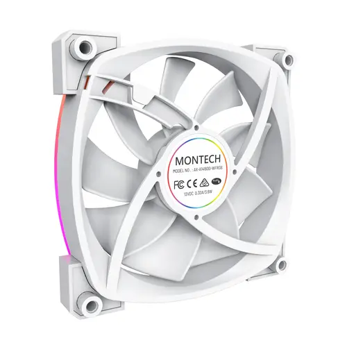 Montech ventilator AX140 PWM, ventilator 140mm, ARGB, alb - 9