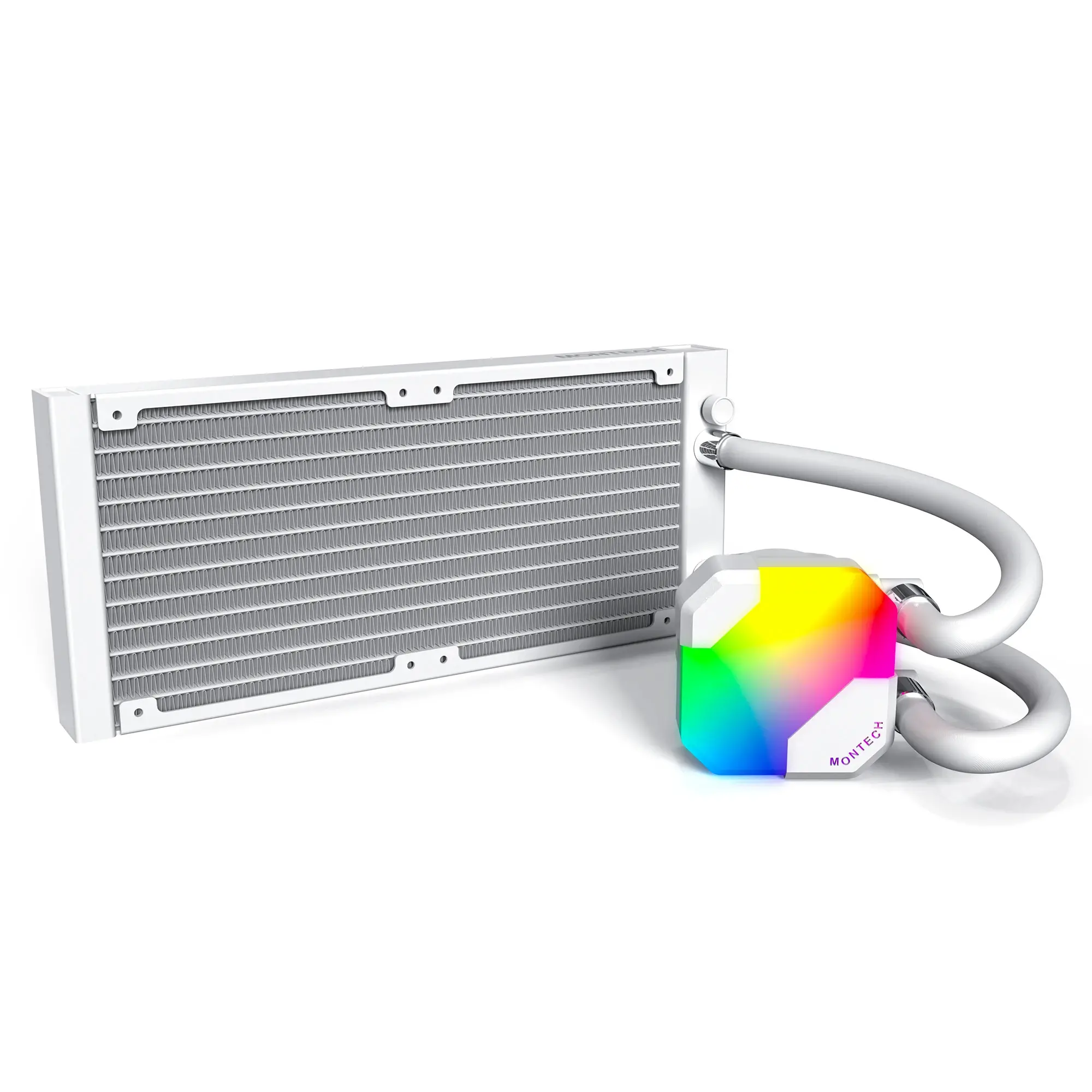 Montech водно охлаждане Hyper Flow ARGB 240, CPU Liquid Cooler, White - image 6