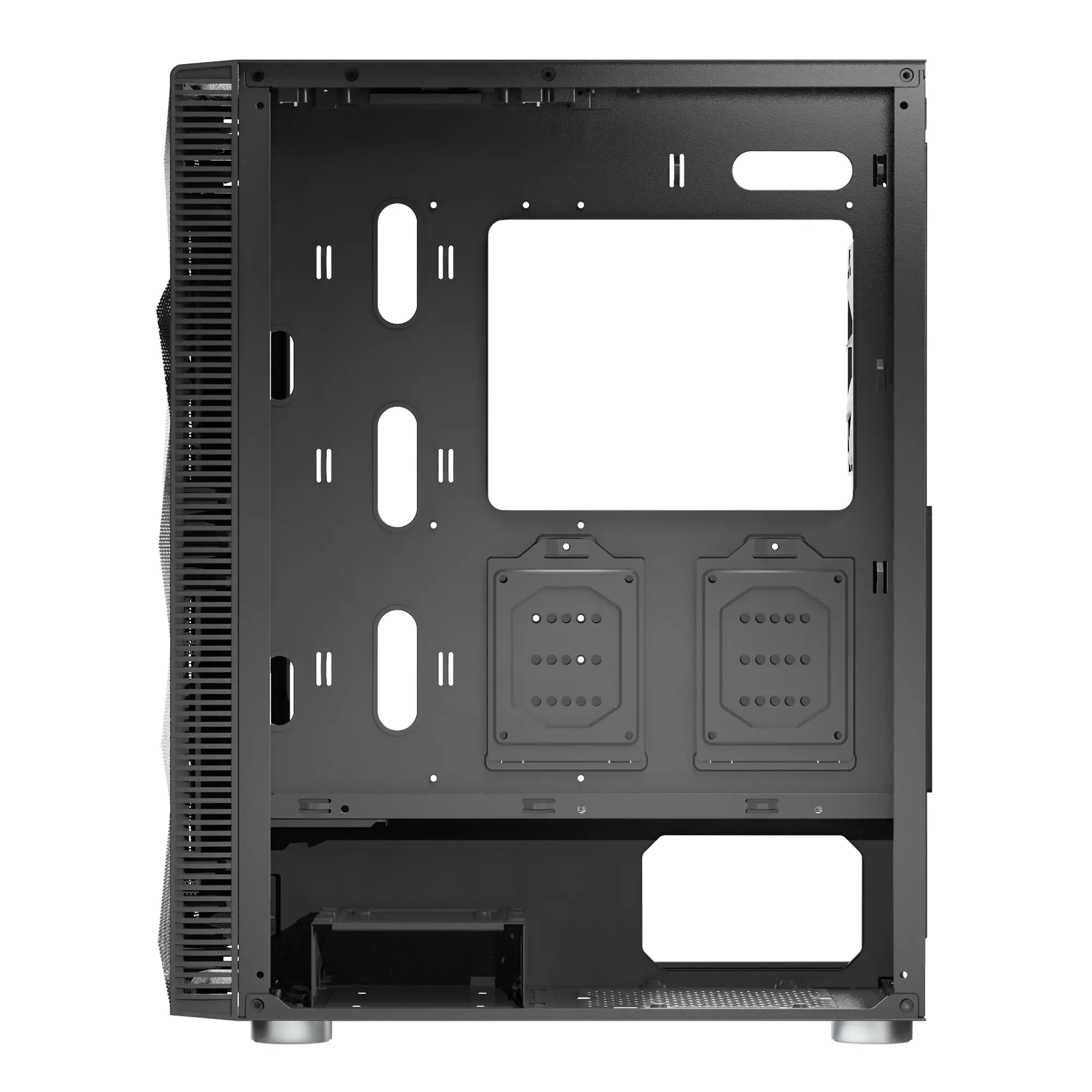 Montech кутия X3 MESH, Mid-tower Case, TG, 6 fixed RGB Fans, Black - image 13