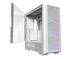 Montech кутия SKY TWO GX, Mid-tower Case, TG, 3x140mm ARGB Fans, White