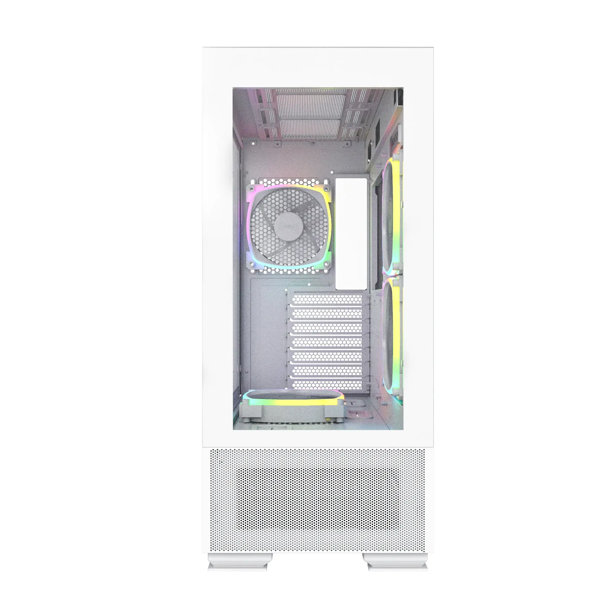 Montech кутия SKY TWO, Mid-tower Case, TG, 4x120mm ARGB Fans, White - image 4