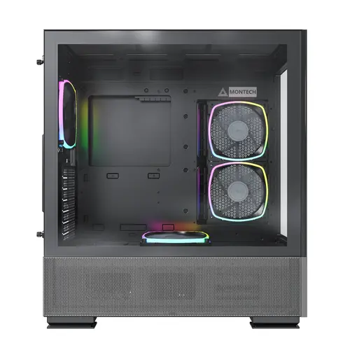 Montech кутия SKY TWO, Mid-tower Case, TG, 4x120mm ARGB Fans, Black - image 1