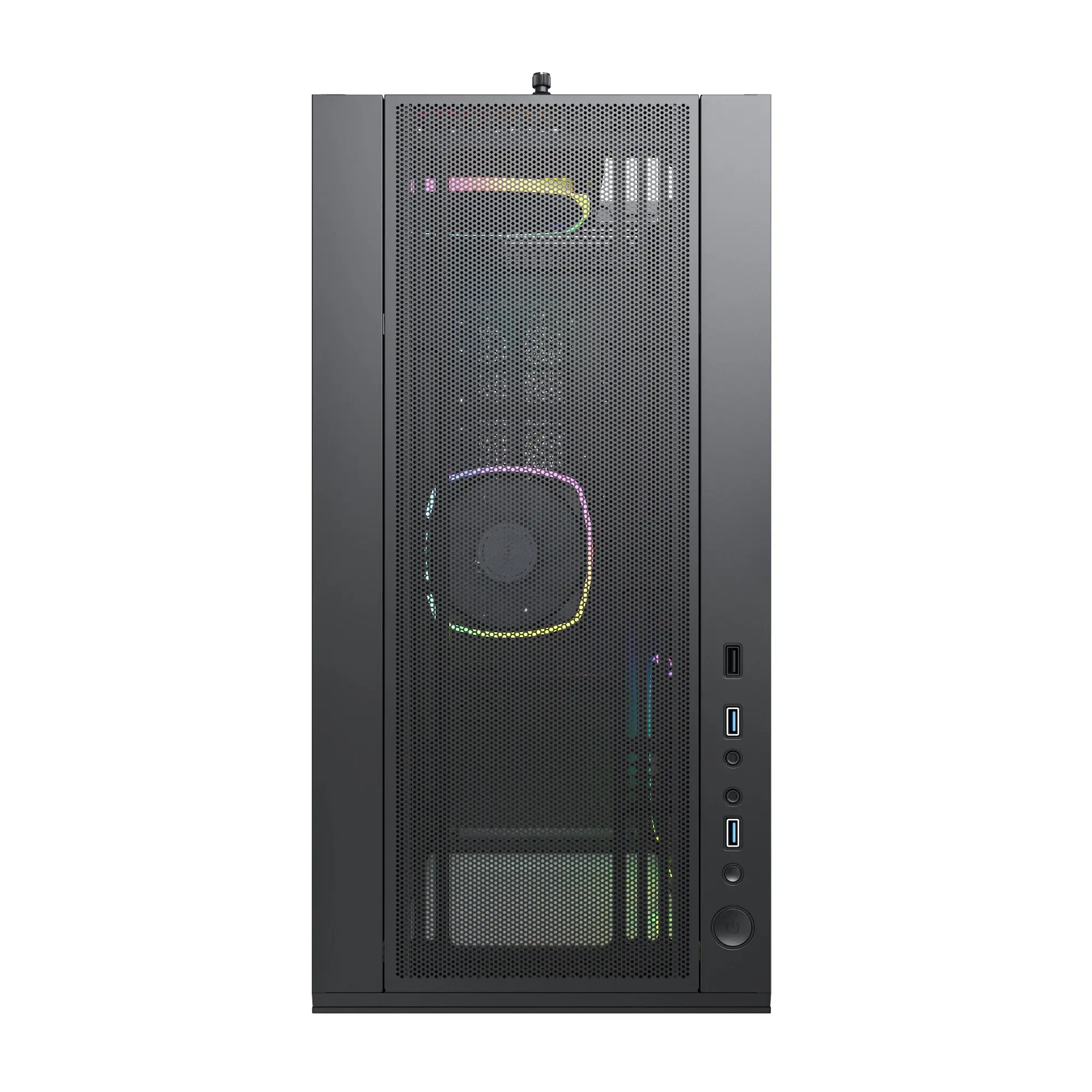 Montech carcasă SKY TWO, Mid-tower, TG, 4 ventilatoare 120mm ARGB, Negru - image 6