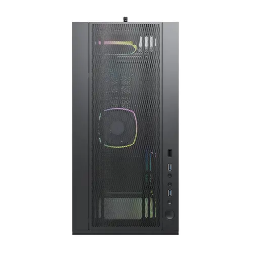 Montech carcasă SKY TWO, Mid-tower, TG, 4 ventilatoare 120mm ARGB, Negru - 7