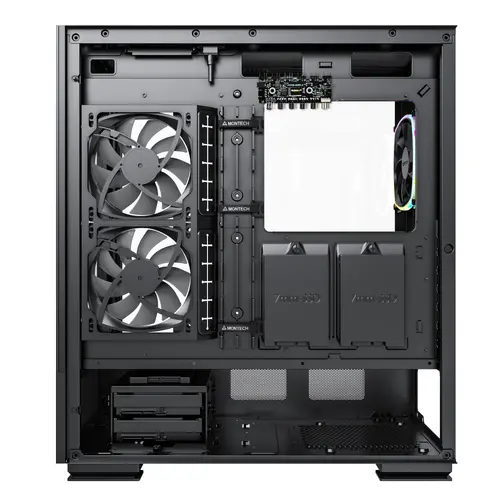 Montech κουτί SKY TWO, Mid-tower, TG, 4 ανεμιστήρες 120mm ARGB, Μαύρο - 8