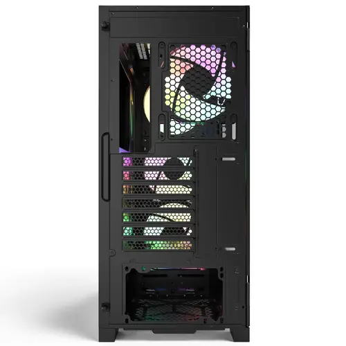 Montech кутия AIR 1000 PREMIUM, Mid-tower Case, TG, 2 Front Panels, 4x120mm ARGB Fans, Black - image 4