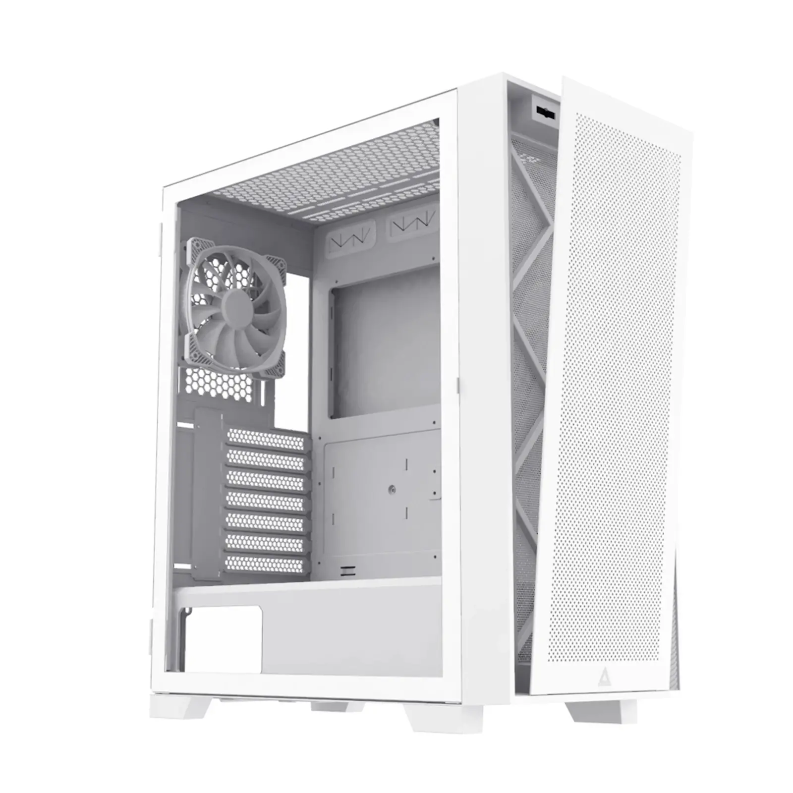 Montech кутия AIR 1000 LITE, Mid-tower Case, TG, 3x120mm Fans, White - image 1