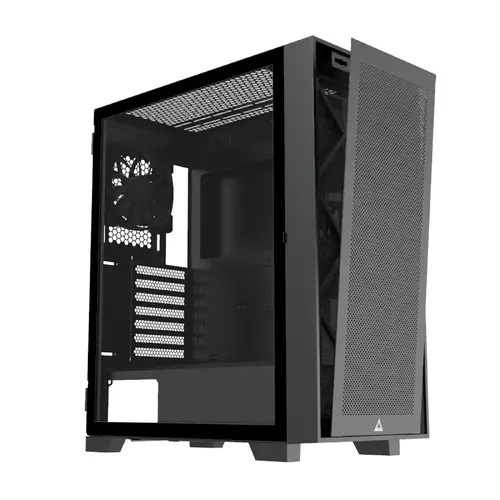 Montech кутия AIR 1000 LITE, Mid-tower Case, TG, 3x120mm Fans, Black - image 1