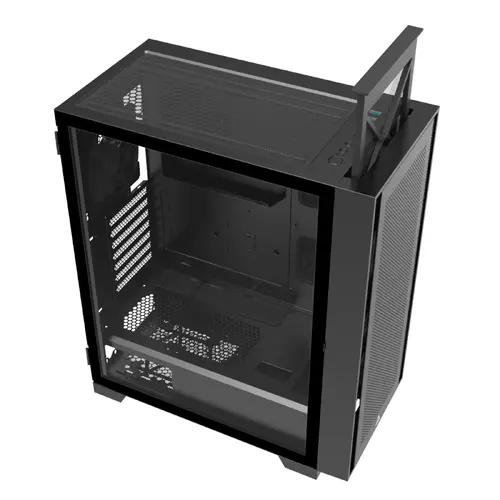 Montech кутия AIR 1000 LITE, Mid-tower Case, TG, 3x120mm Fans, Black - image 5