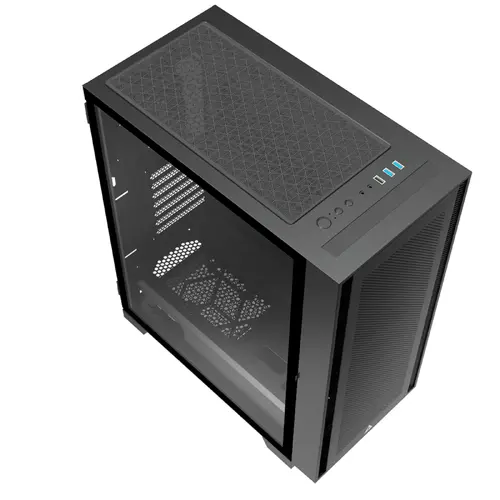 Montech кутия AIR 1000 LITE, Mid-tower Case, TG, 3x120mm Fans, Black - image 6