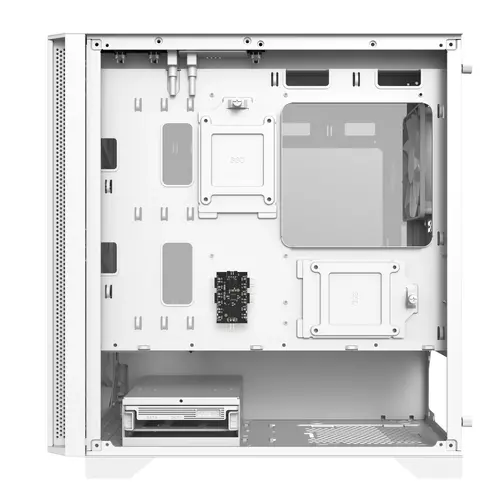 Montech кутия AIR 100 ARGB, Micro ATX Case, TG, 4x120mm ARGB Fans, White - image 4