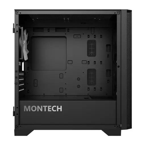 Montech кутия AIR 100 ARGB, Micro ATX Case, TG, 4x120mm ARGB Fans, Black - image 5
