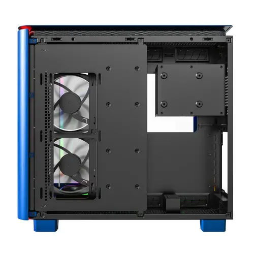 Montech кутия KING 95 Pro, Dual Chamber Mid-tower Case, 6 ARGB Fans, 2 Front Panels, Prussian Blue - image 11