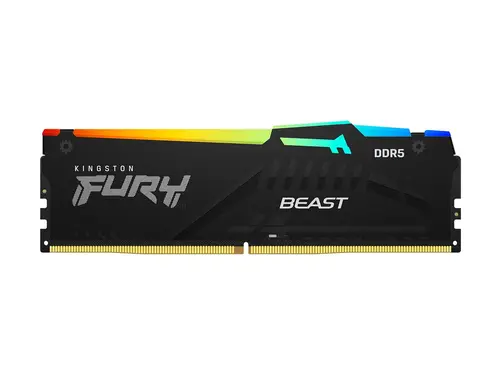 Kingston DRAM 32GB 5600MT/s DDR5 CL40 DIMM (Kit of 2) FURY Beast RGB XMP - image 2