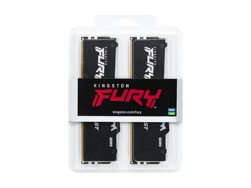 Kingston DRAM 32GB 5600MT/s DDR5 CL40 DIMM (Kit of 2) FURY Beast RGB XMP