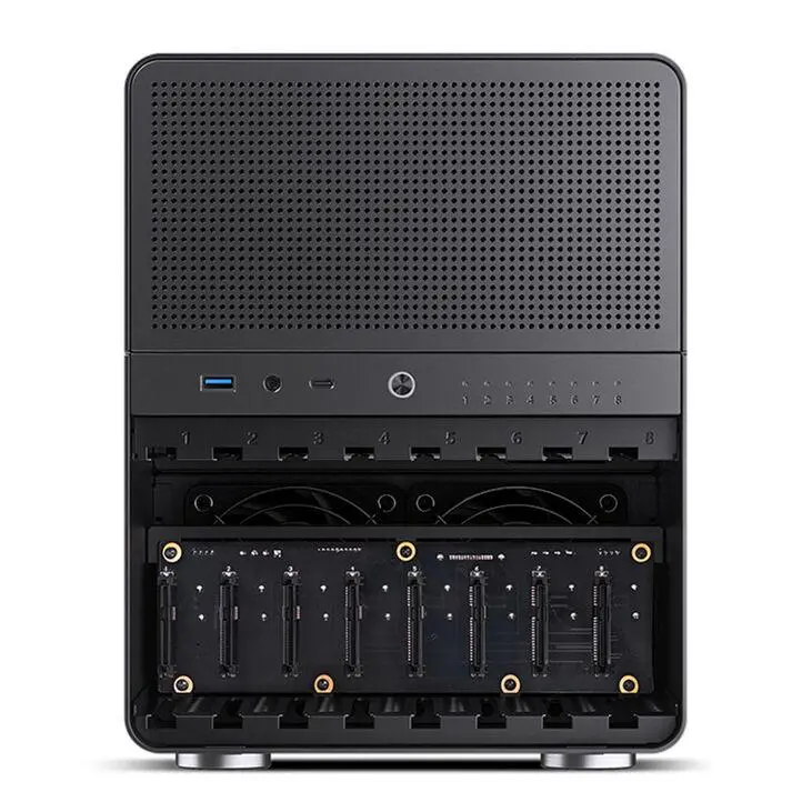 Кутия Jonsbo N3 NAS, Mini-ITX, Black - image 4