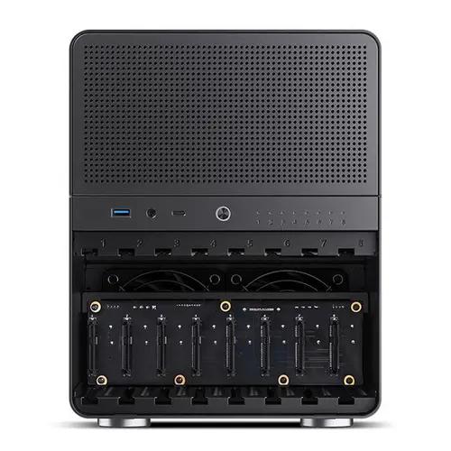 Кутия Jonsbo N3 NAS, Mini-ITX, Black - image 4