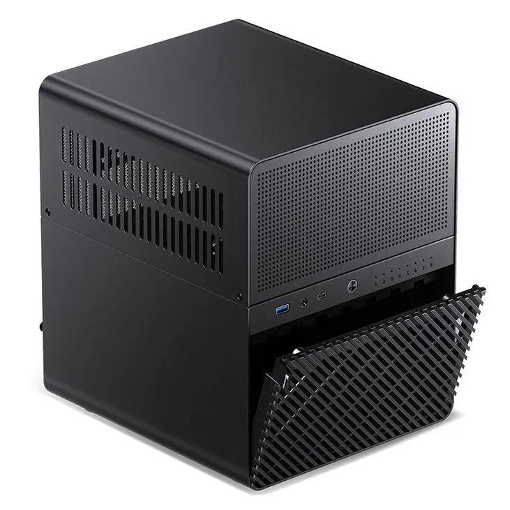 Кутия Jonsbo N3 NAS, Mini-ITX, Black - image 6
