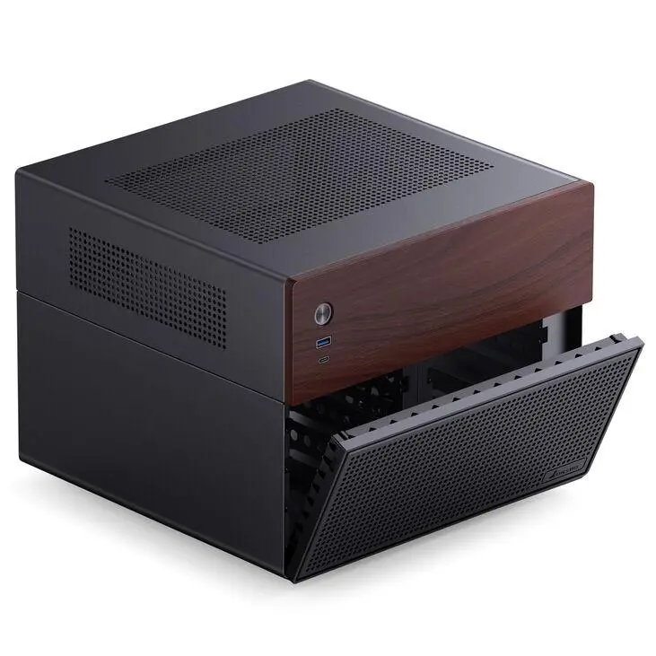 Кутия Jonsbo N4 NAS, m-ATX, Black - image 1