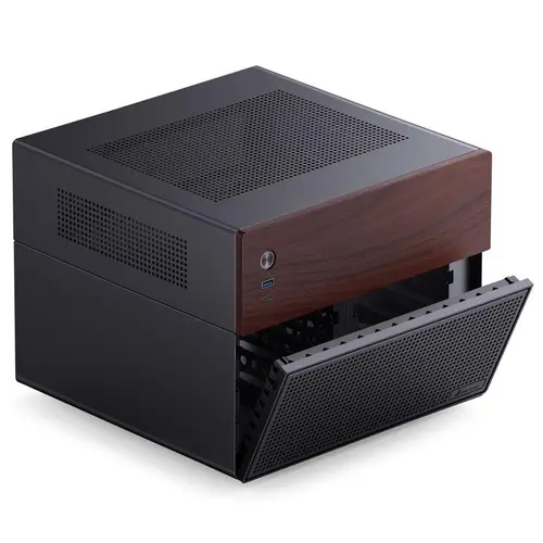 Кутия Jonsbo N4 NAS, m-ATX, Black - image 1