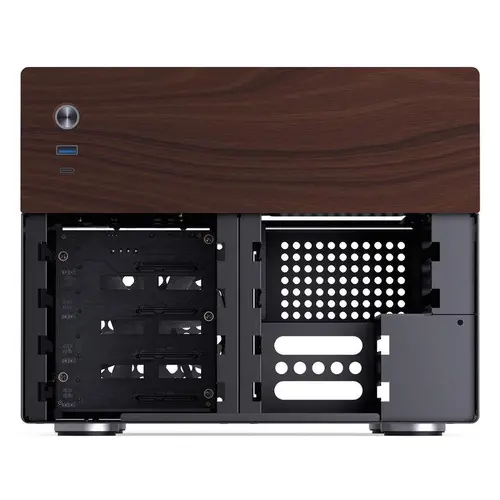 Кутия Jonsbo N4 NAS, m-ATX, Black - image 7