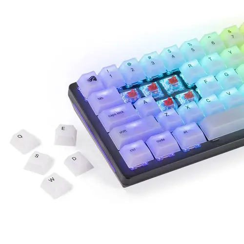 Капачки за механична клавиатура Glorious Polychroma RGB PBT 115-Keycaps, ANSI, US-Layout - image 3