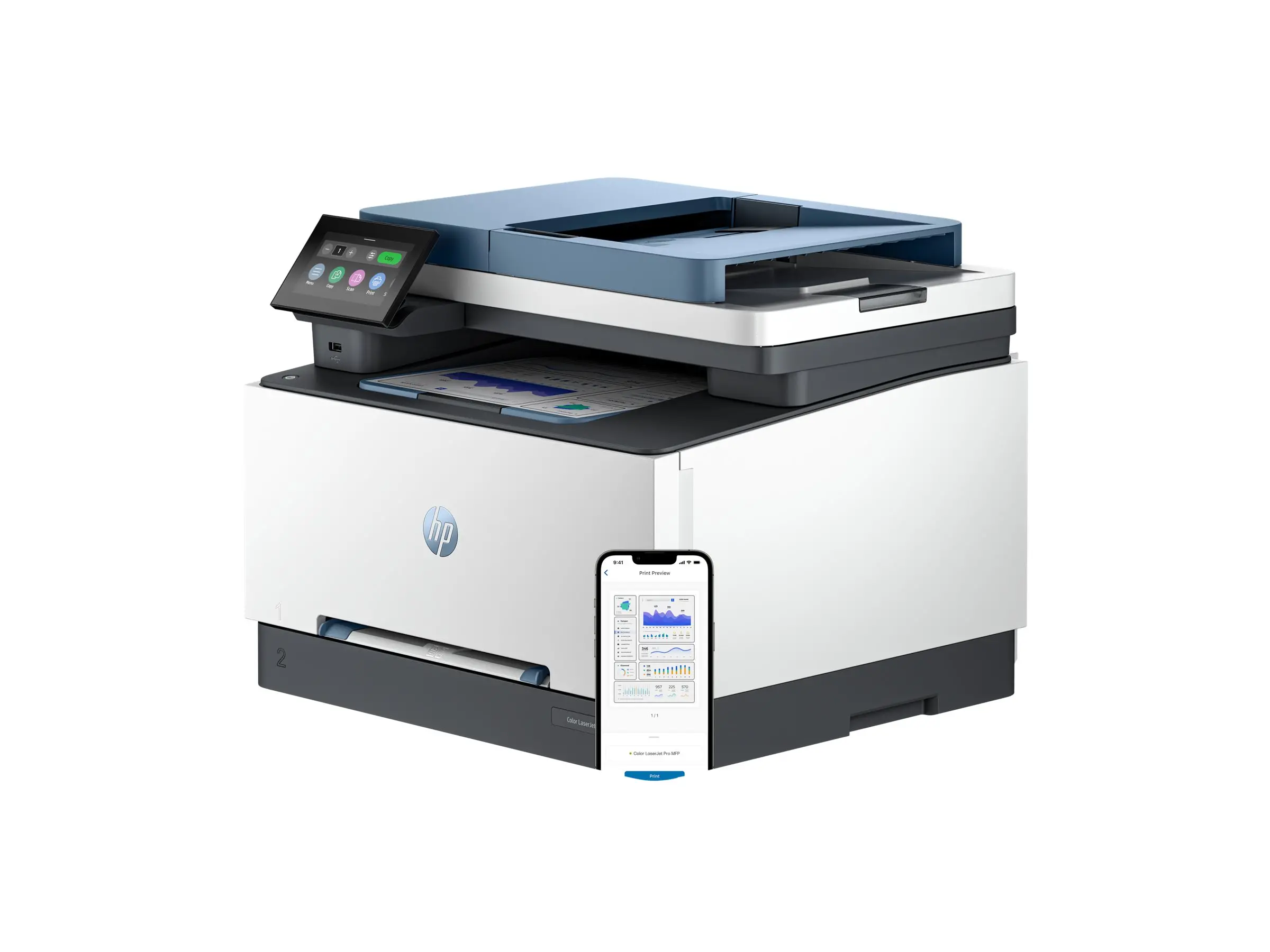 HP Color LaserJet Pro MFP 3302fdn MFP colour laser A4 25ppm Copy 25ppm Print 250sheets LAN USB - image 1
