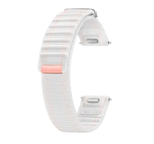 Каишка за часовник, Samsung Galaxy Watch7 Fabric Band (S/M) Pink White