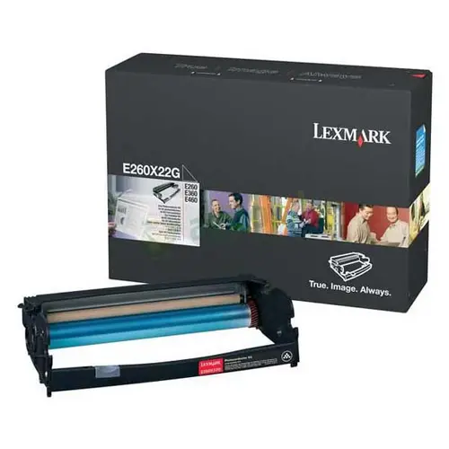 TAMBUR PENTRU LEXMARK E260/E360/E460 - DRUM UNIT - Negru - PN E260X22G - 1